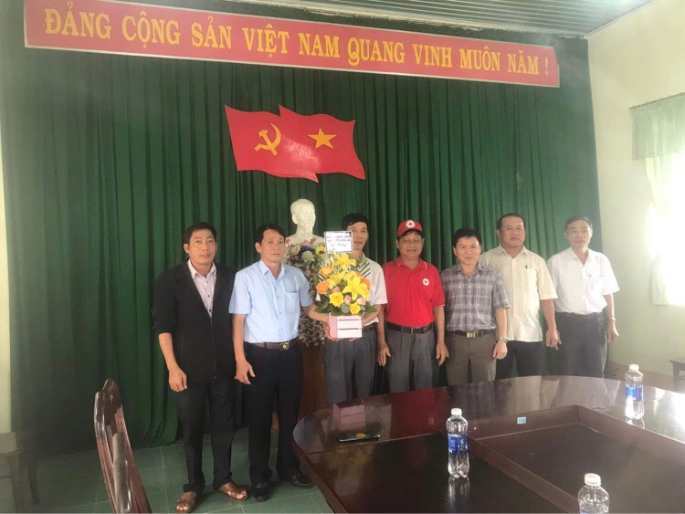 Đảng ủy, HĐND, UBND, UBMTTQVN thị trấn Phước An đã tổ chức gặp mặt chúc mừng kỷ niệm 76 năm thành lập Hội Chữ thập đỏ Việt Nam ( 23/11/1946-23/11/2022)