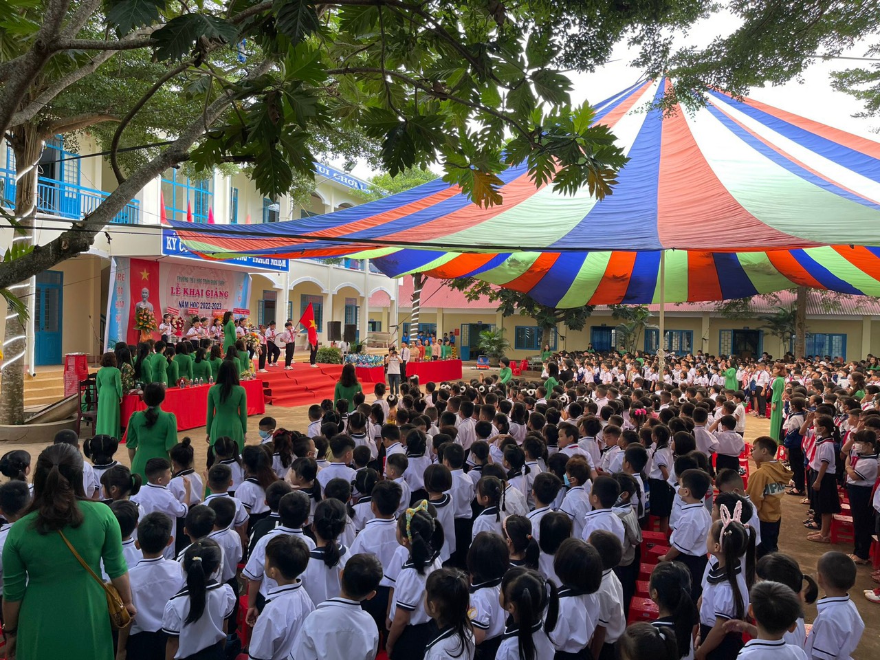 Các trường học trên địa bàn thị trấn Phước An  tổ chức lễ khai giảng năm học mới 2022-2023