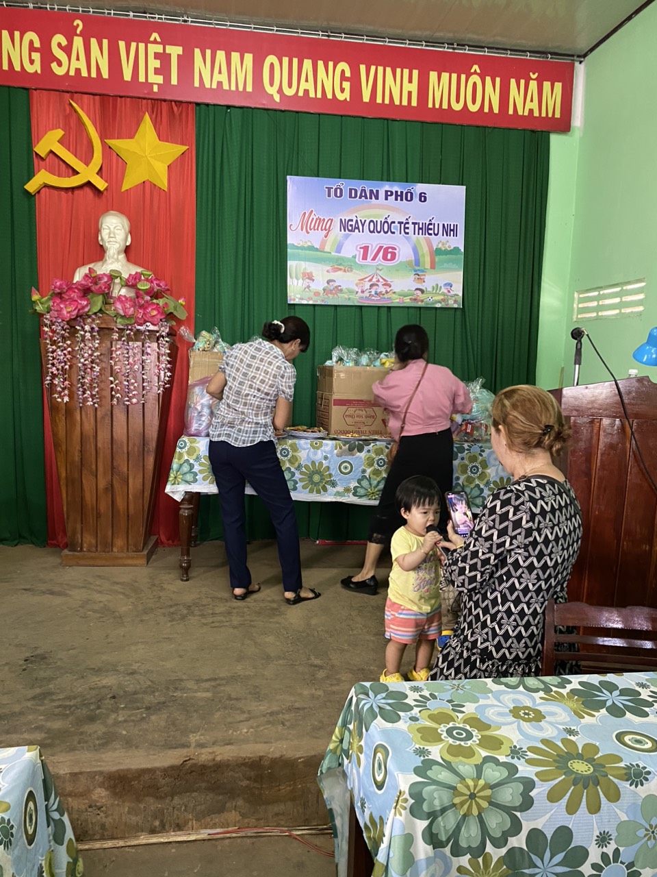 Các Tổ Dân Phố trên địa bàn thị trấn Phước An tổ chức chương trình vui  tết thiếu nhi 1/6 năm 2023
