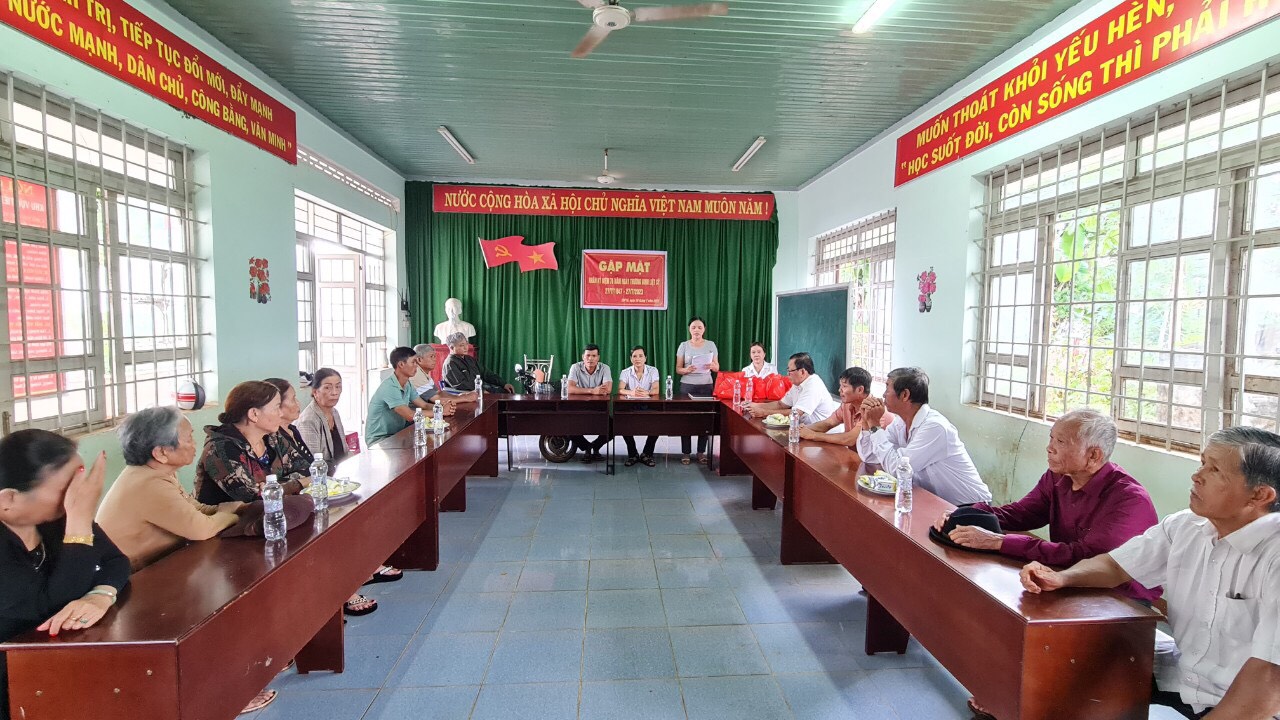 Các TDP trên địa bàn thị trấn Phước An tổ chức  "Gặp mặt kỷ niệm 76 năm ngày Thương binh - Liệt sĩ (27/7/1947-27/7/2023)"