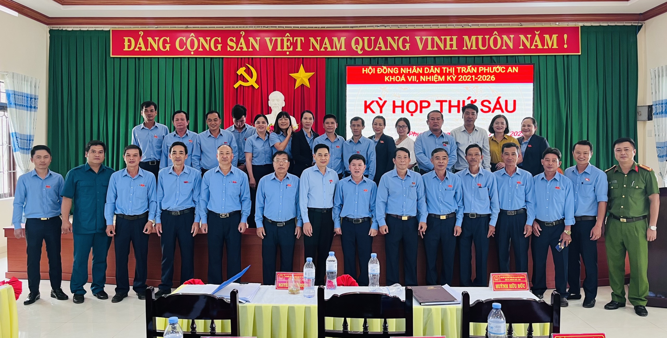 Hội Đồng Nhân Dân thị trấn Phước An  tổ chức kỳ họp thứ sáu khoá VII, nhiệm kỳ 2021 – 2026.
