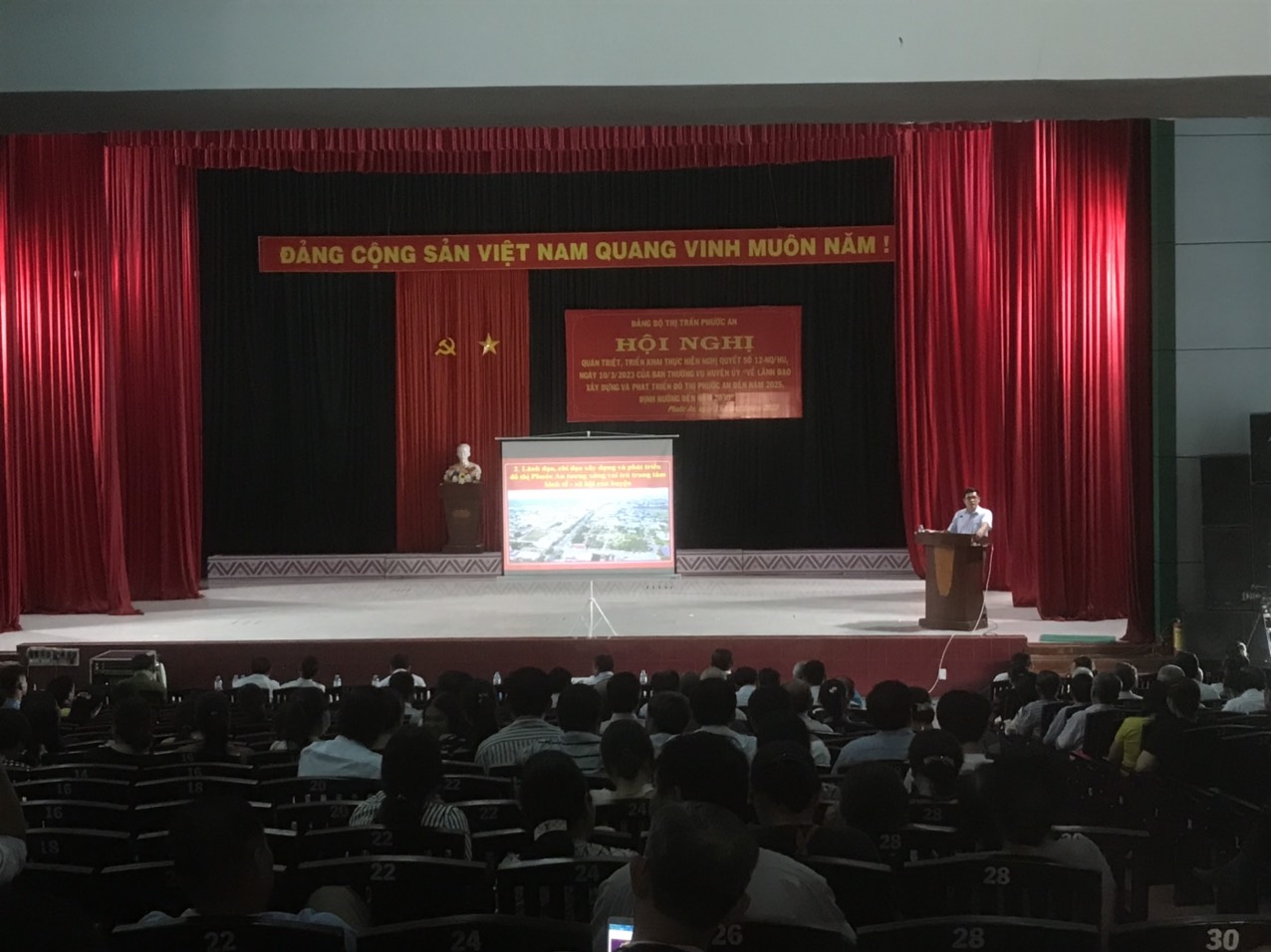 Đảng bộ thị trấn Phước An tổ chức Hội nghị quán triệt, triển khai thực hiện Nghị quyết số 12-NQ/HU, ngày 10/3/2023 của Ban Thường vụ Huyện uỷ “về lãnh đạo xây dựng và phát triển đô thị Phước An đến năm 2025, định hướng đến năm 2030”