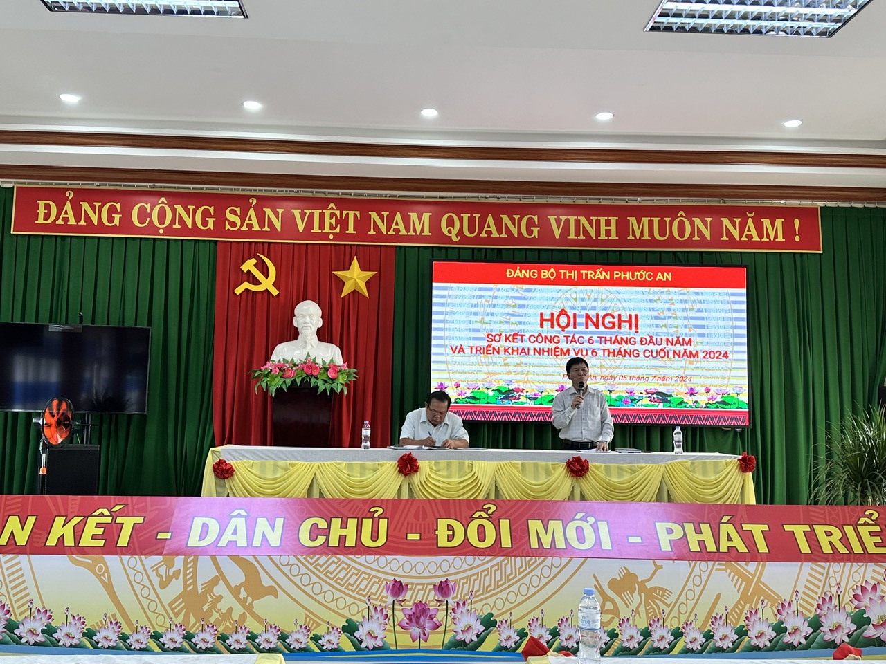 Đảng bộ thị trấn Phước An tổ chức hội nghị sơ kết công tác 6 tháng đầu năm, triển khai nhiệm vụ trọng tâm 6 tháng cuối năm 2024