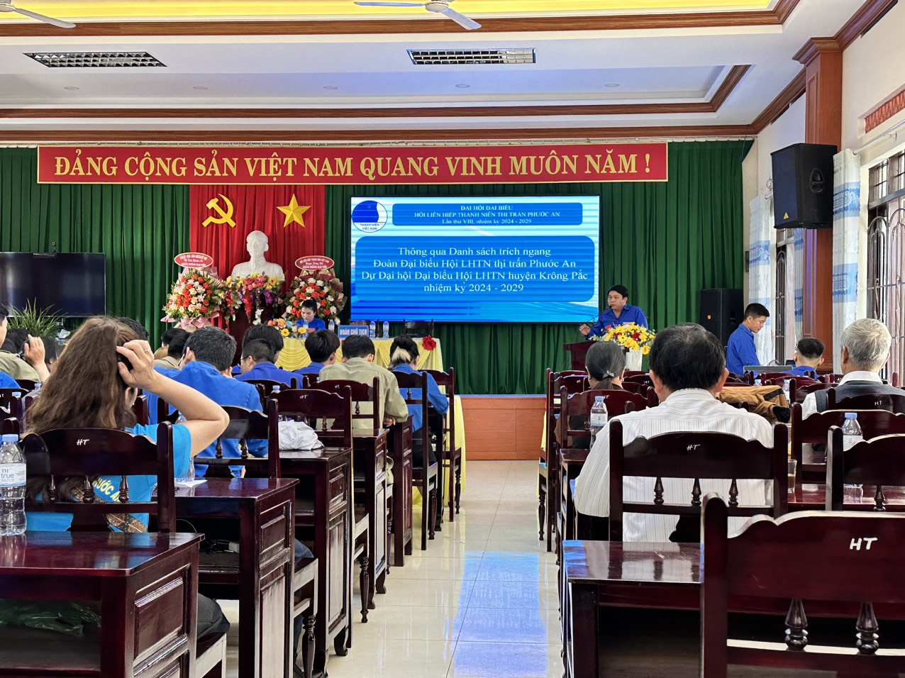 Hội LHTN Việt Nam thị trấn Phước An tổ chức Đại hội Đại Biểu lần thứ VIII, nhiệm kỳ 2024-2029.