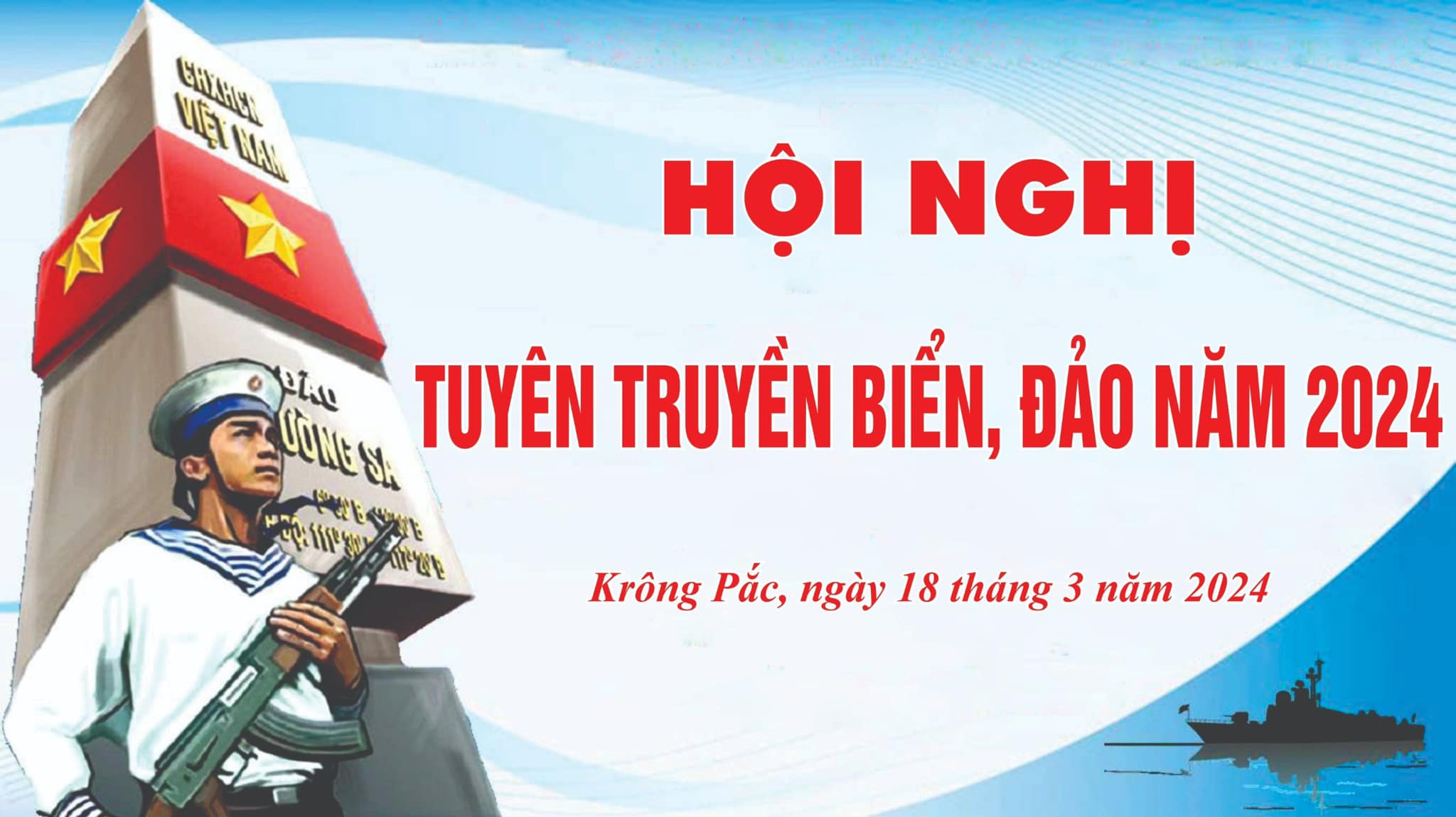 Đảng bộ Thị trấn Phước An đã tham gia Hội nghị "Tuyên truyền biển, đảo năm 2024''