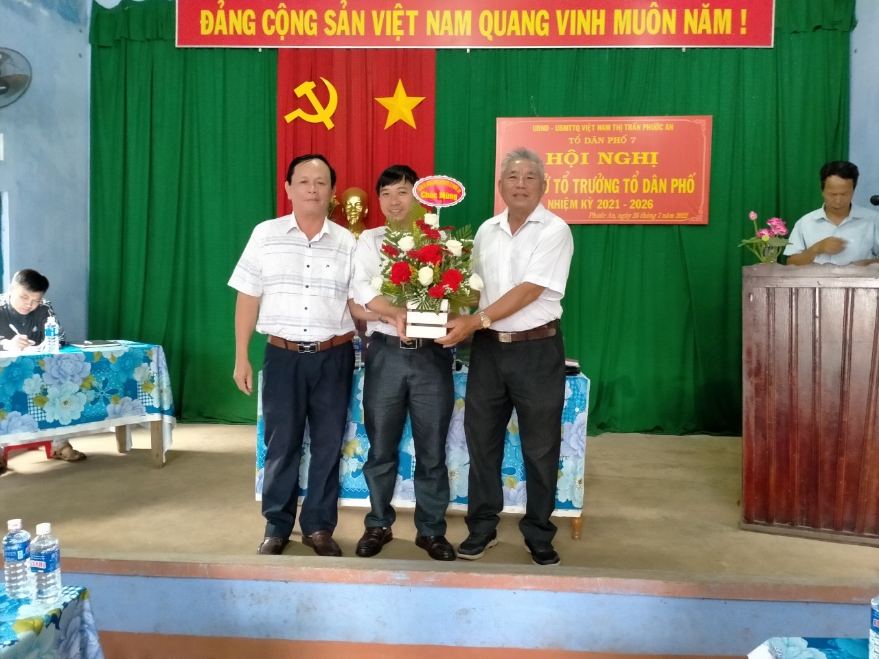 Tổ dân phố 7 thị trấn Phước an đã tổ chức Hội nghị bầu cử tổ trưởng TDP nhiệm kì 2021-2026