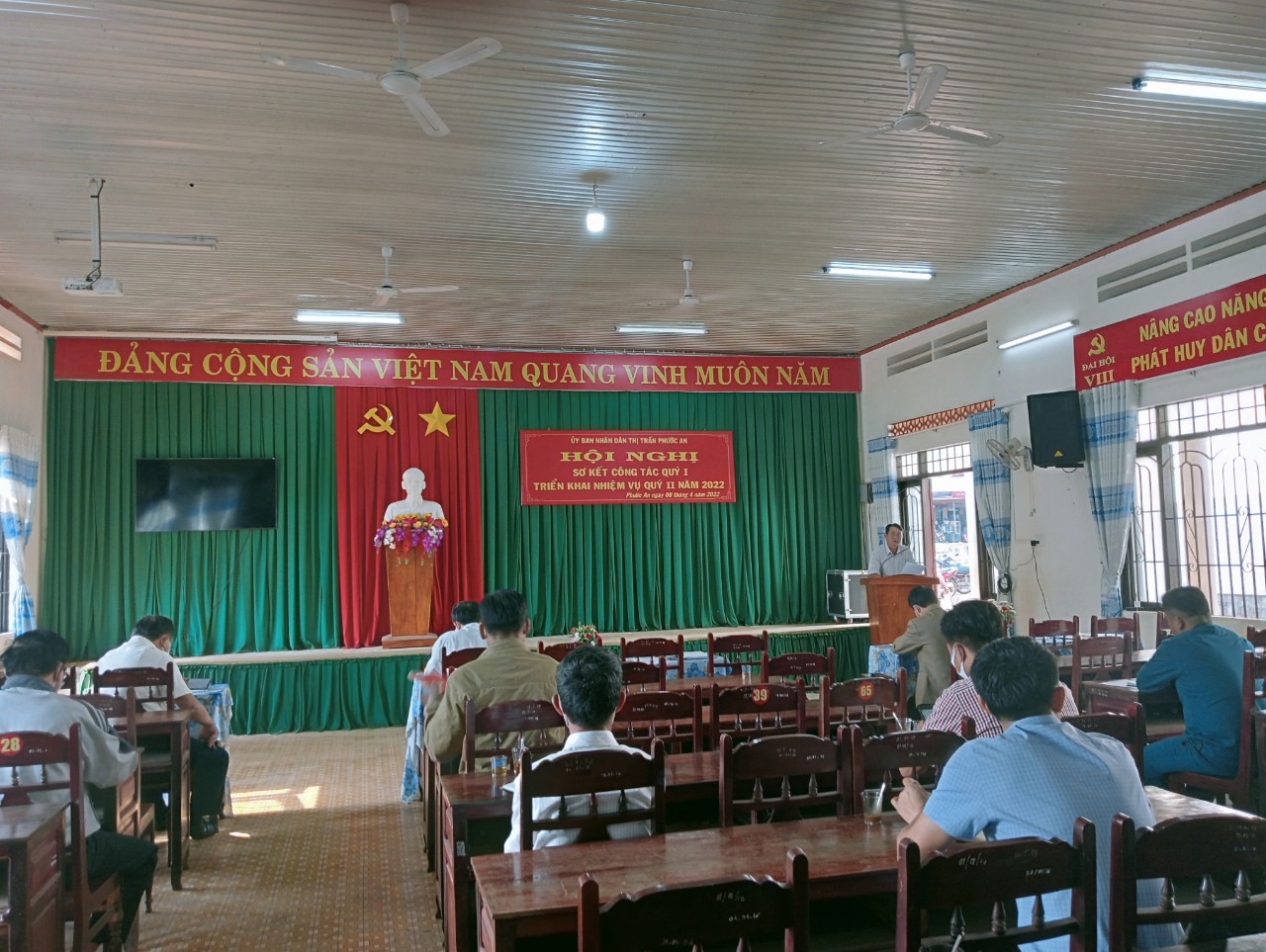 UBND Thị trấn Phước An Tổ Chức hội nghị Sơ Kết Công tác Quý I và Triển khai nhiệm vụ Quý II Năm 2022